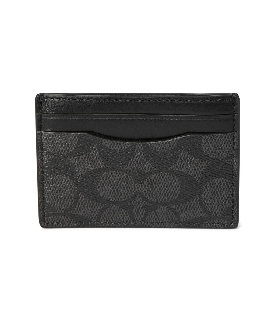 Coach Refined Card Case in Signature Jacquard - Bags - Free