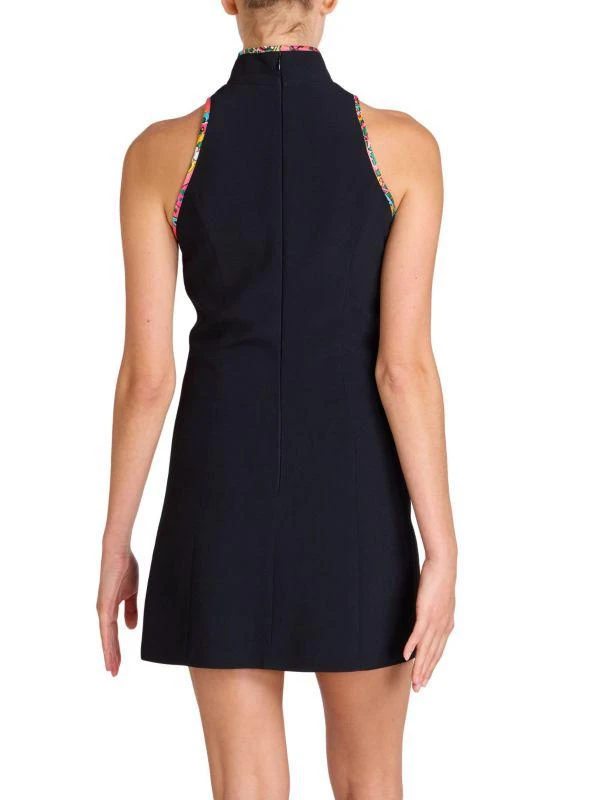 Andrew Gn Paisley Crepe Mini Dress 2
