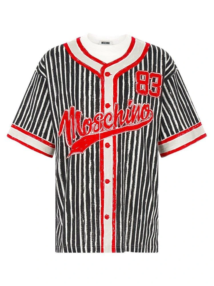 Moschino Moschino Trompe Loeil Print Crewneck T-Shirt