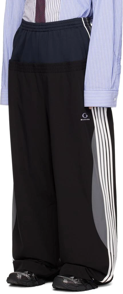 Balenciaga Black Cut-Up Track Pants 4