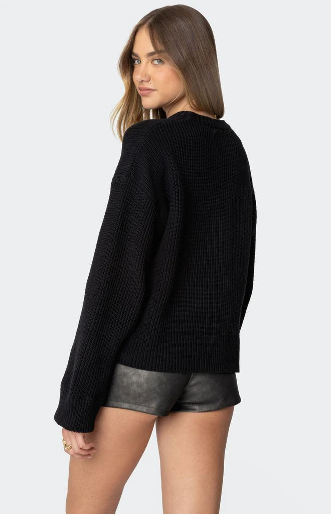 Edikted Marleen Oversized Knit Sweater 5