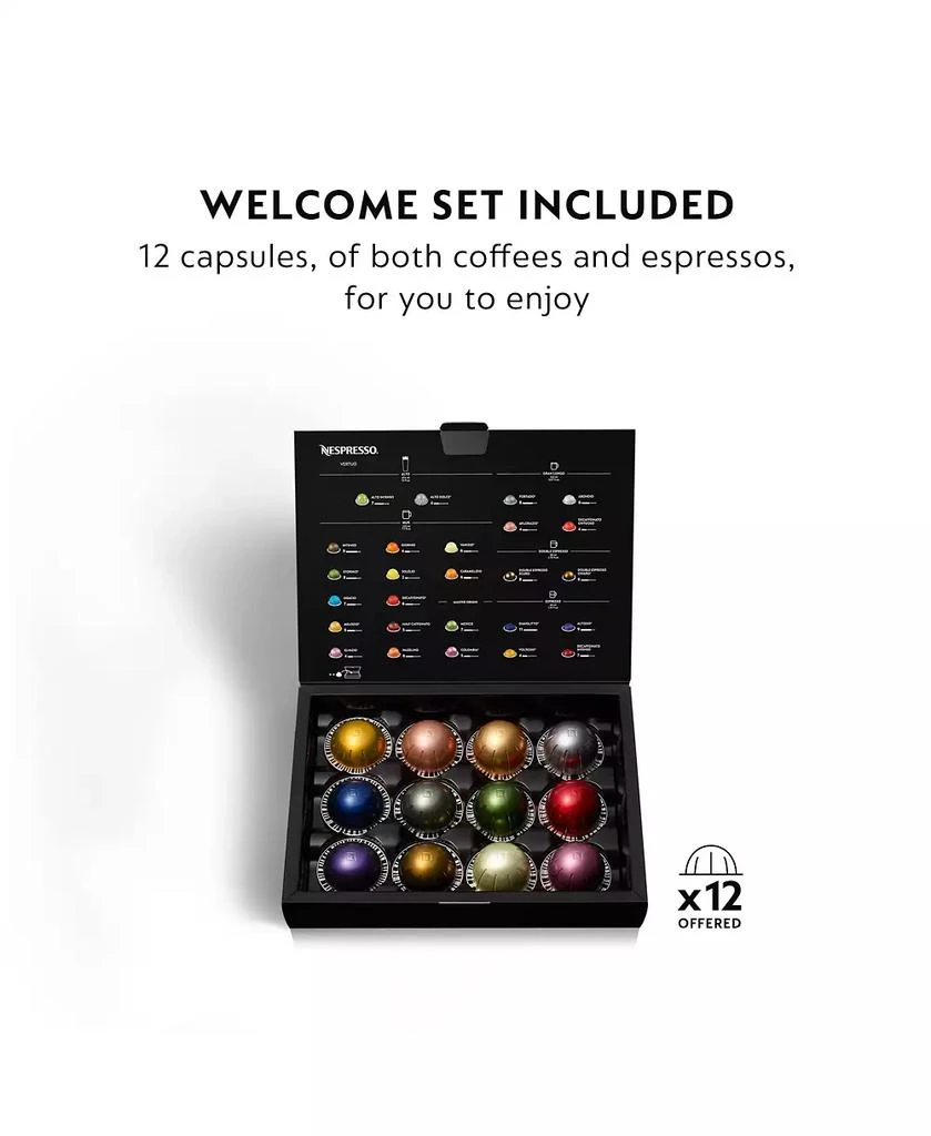 Nespresso Vertuo Next Premium Coffee and Espresso Machine by De'Longhi in Black Rose Gold 11
