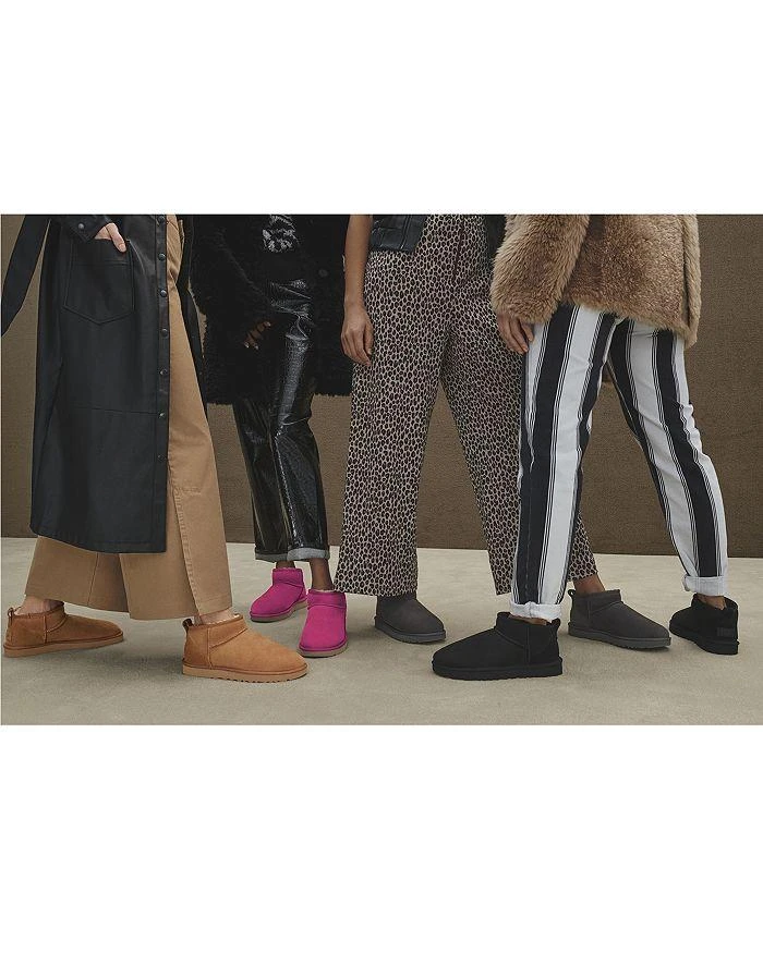 UGG Women
s Classic Ultra Mini Shearling Booties 3