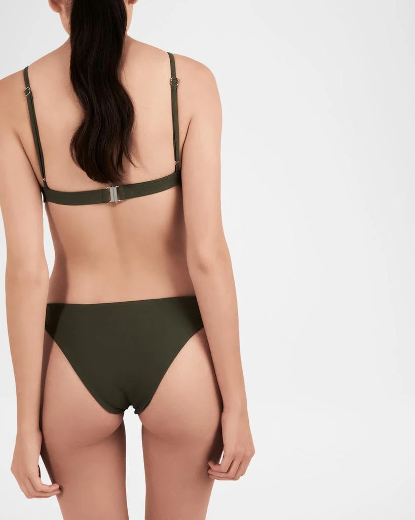 Prada Ribbed Knit Bralette Bikini Top 3