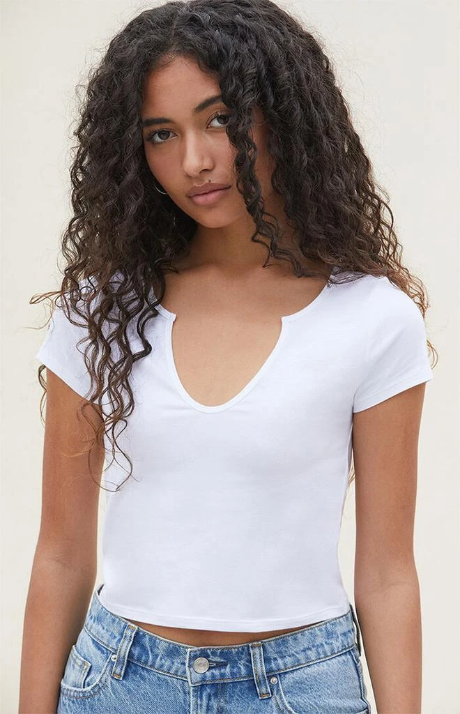 Est. PAC 1980 Sculpting Notched T-Shirt 2