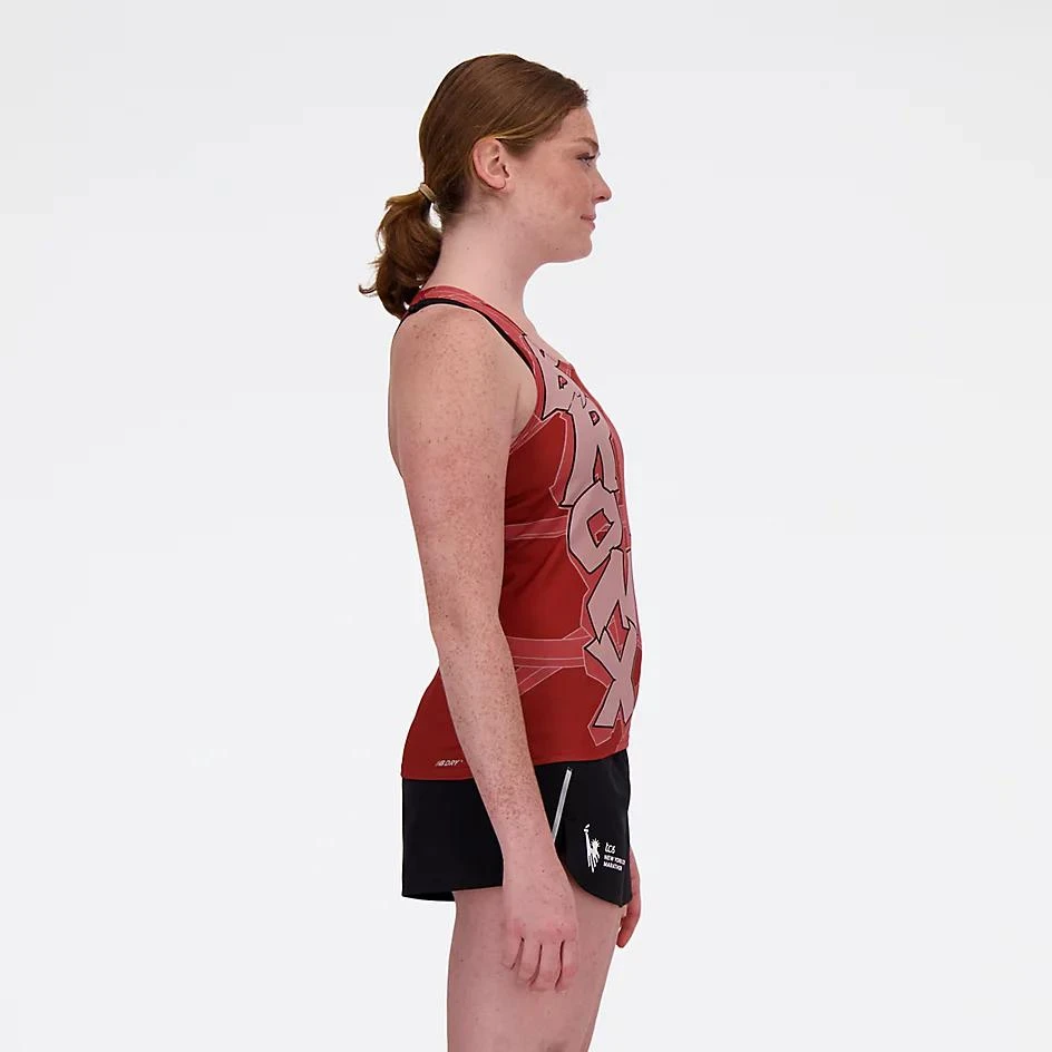 New Balance New Balance Bronx 10 Mile Printed Singlet 2