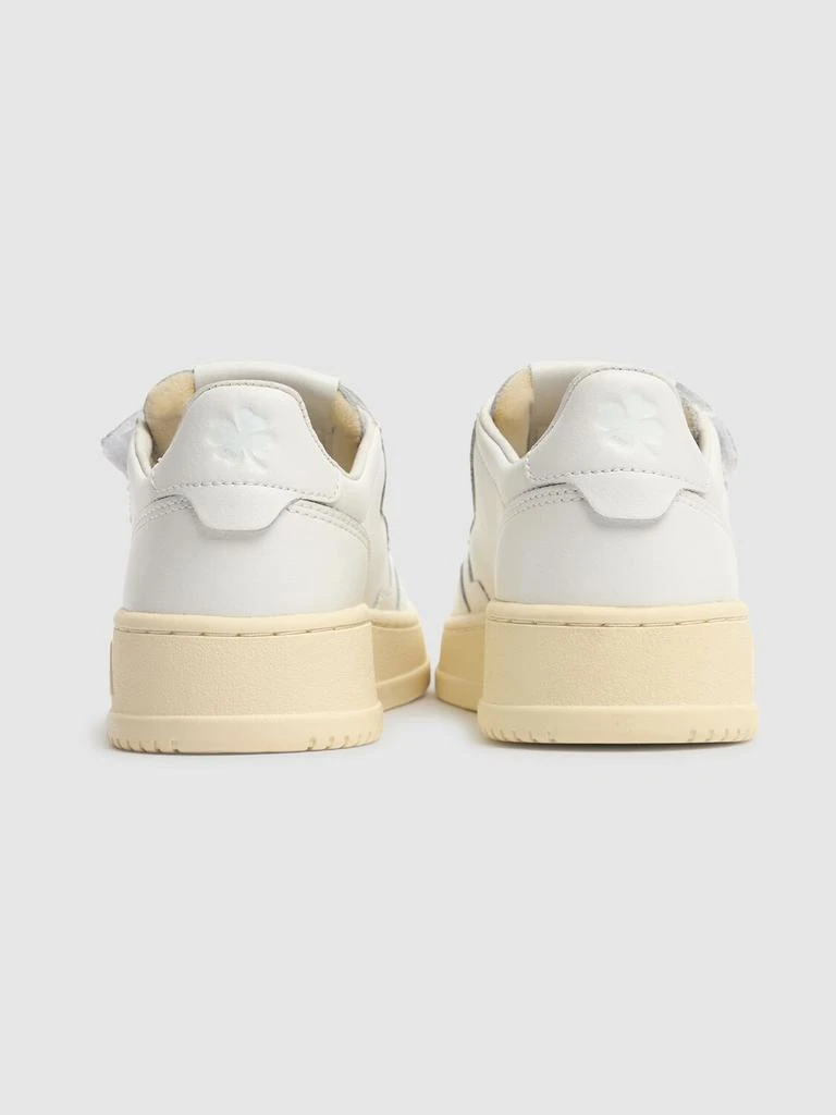 Autry Kidstripes Low Leather Strap Sneakers 3
