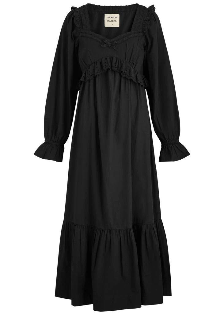 DAMSON MADDER Edith broderie anglaise cotton midi dress  1