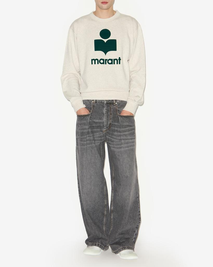 Isabel Marant ISABEL MARANT, MIKOY LOGO SWEATSHIRT - Men - Beige - M