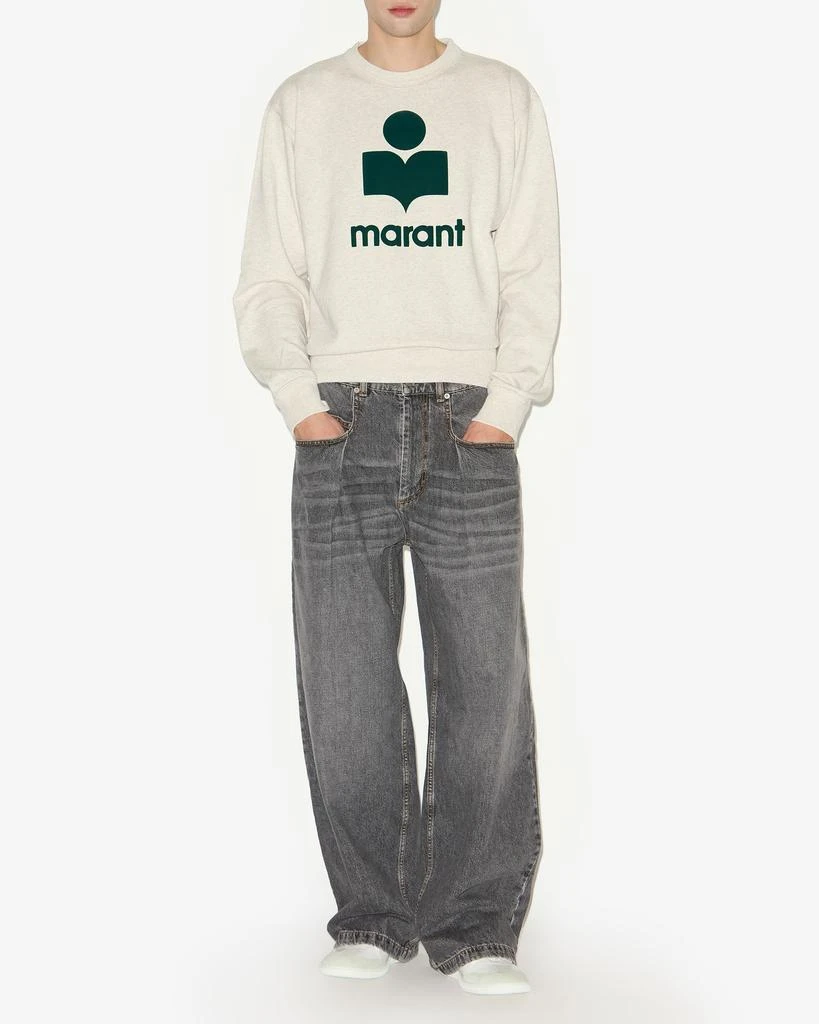 ISABEL MARANT ISABEL MARANT, MIKOY LOGO SWEATSHIRT - Men - Beige - M 1