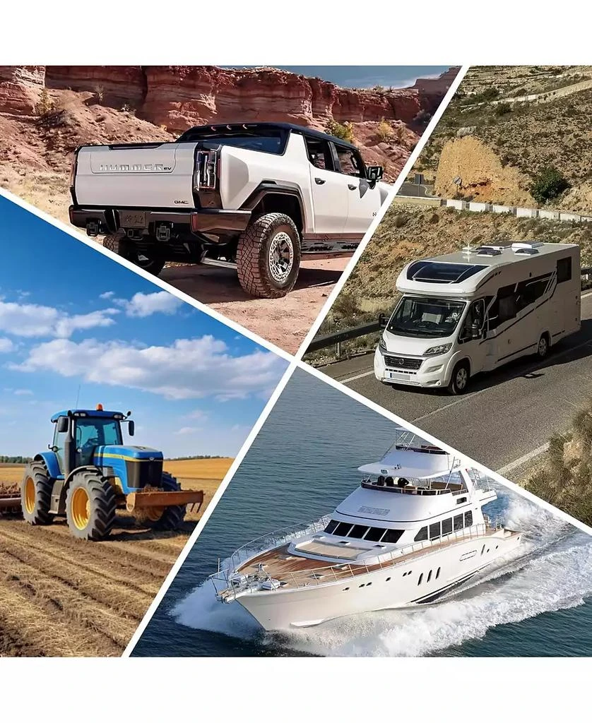 SILVEL Buffer Polisher, 1600W 7 Inch/6 Inch Polisher for Car Detailing, Wax Machine, 7 Variable Speed, with 6 Foam Pads, 3 Wool Pads, Packaging Bag, for Boat Polishing and Waxing 6