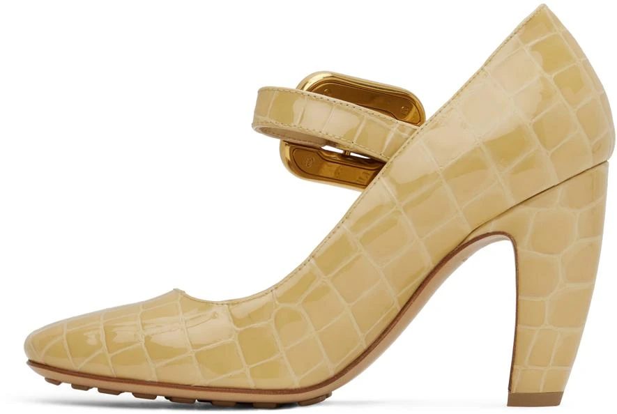 Bottega Veneta Beige Mostra Mary-Jane Pumps 3