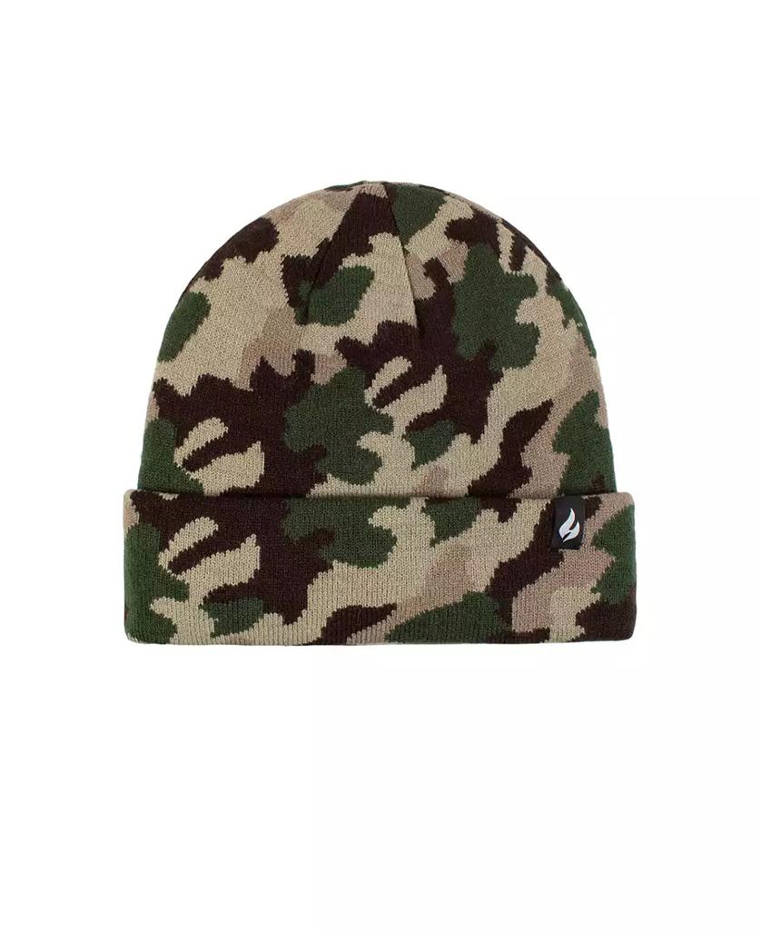 Heat Holders Men's Gunner Camouflage Knit Roll Up Hat