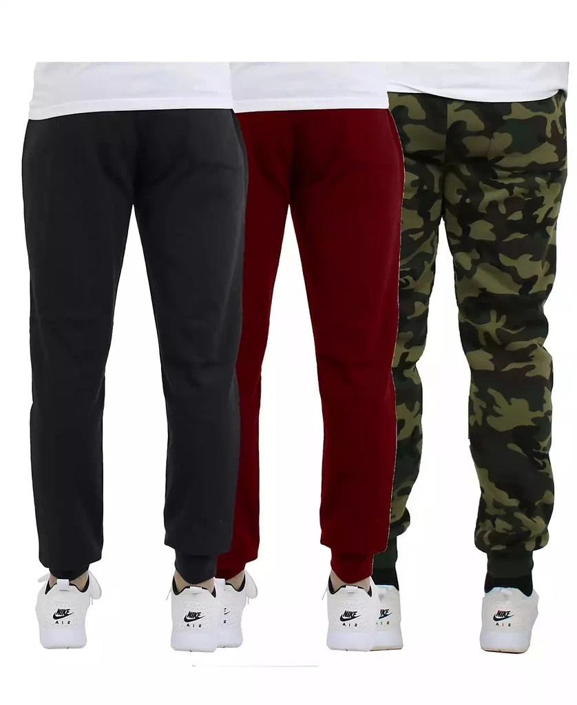 Blue Ice Men's Modern Fit Heavyweight Classic Fleece Jogger Sweatpants- 3 Pack 2