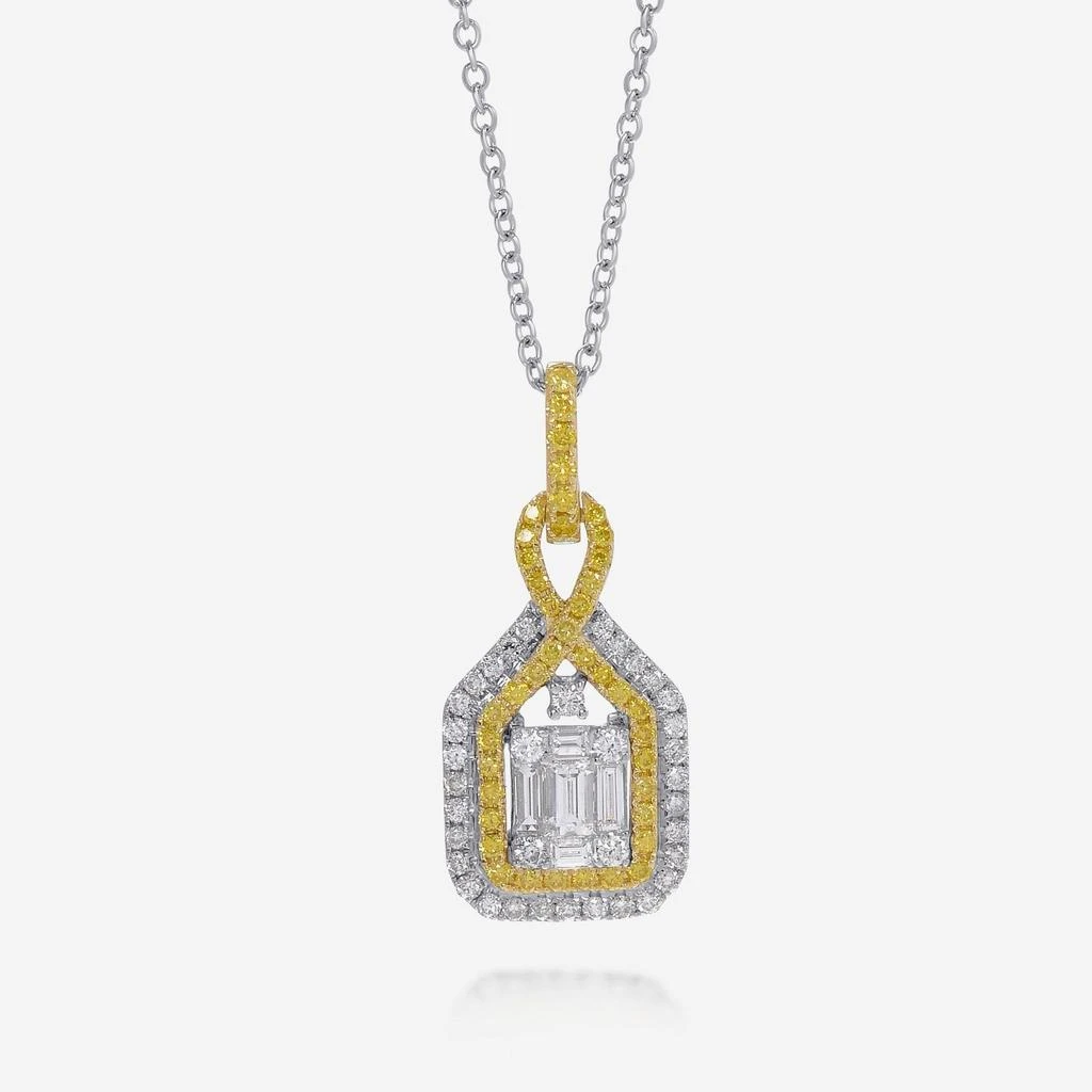 Gregg Ruth Gregg Ruth 14K White 
Yellow Gold Diamond Pendant Necklace 47285