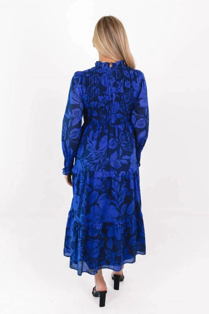 Shop Stevie Ruched Long Sleeve Midi Dress In Blue on Sale at BeyondStyle   Get 72% Off Stevie Ruched Long Sleeve Midi Dress In Blue with Limited-Time  Flash Deals, Exclusive Discounts, and