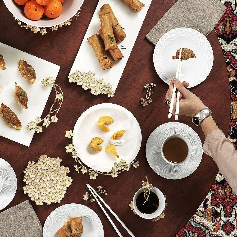 Michael Aram Cherry Blossom Chopsticks 
Stands Set 10