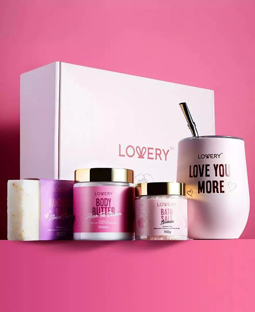 Lovery New Mom Gifts, Spa Gift Set for Mom To Be, Bath and Body Gift Set, 7 Piece 2