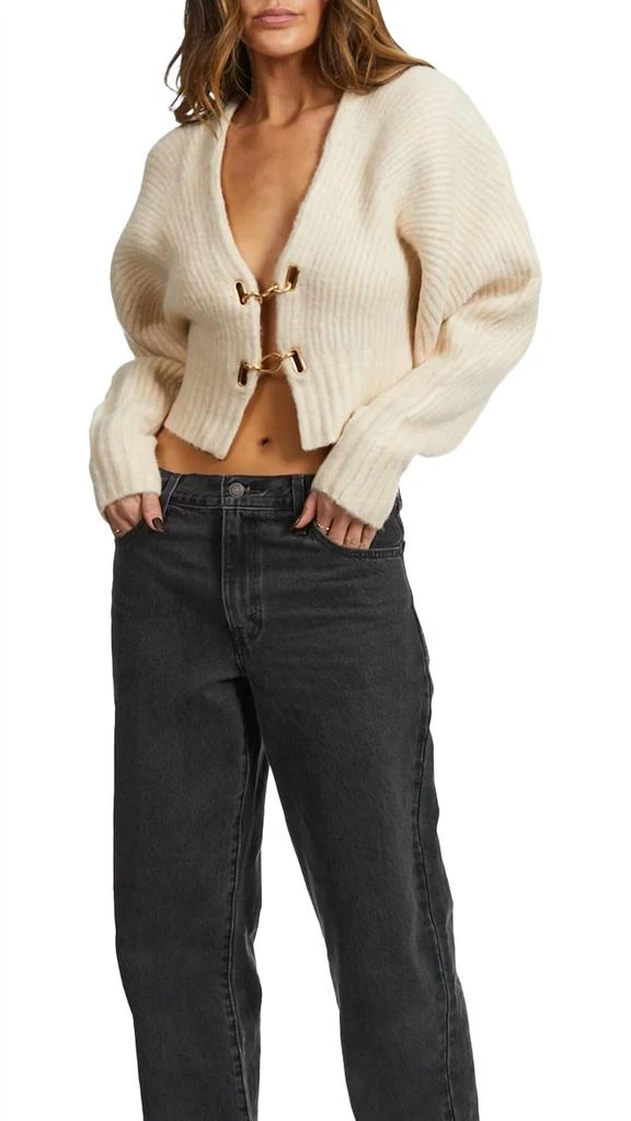 Cult Gaia Casella Cardigan In Off White 2