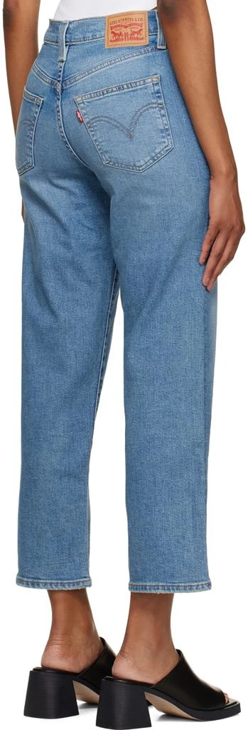 Levi's Indigo Ribcage Jeans 3