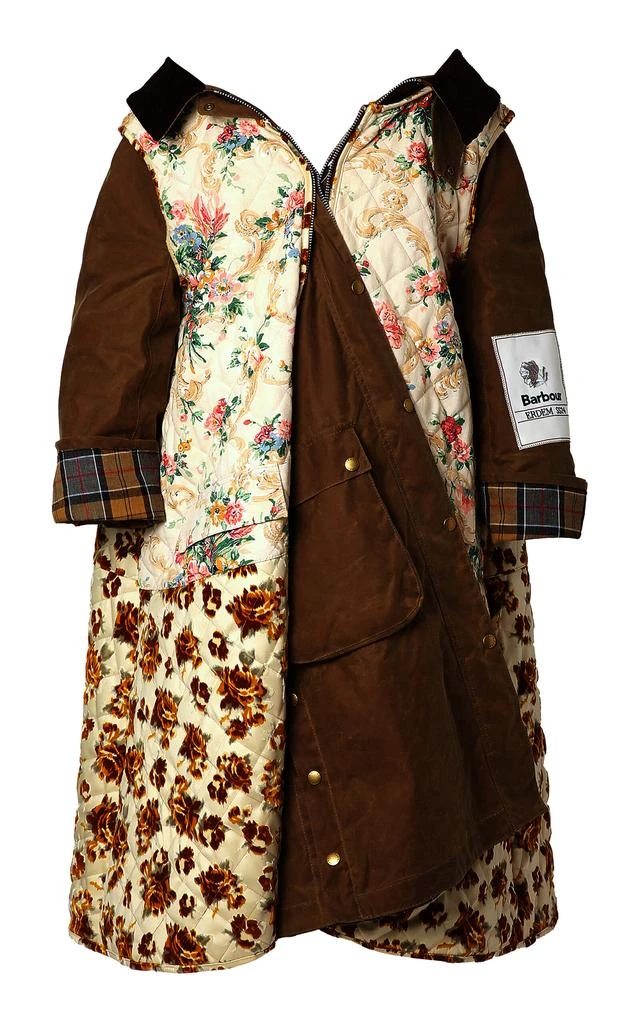 Erdem Erdem - Barbour x Erdem Quilted Patchwork Coat - Pink - XS - Moda Operandi 1