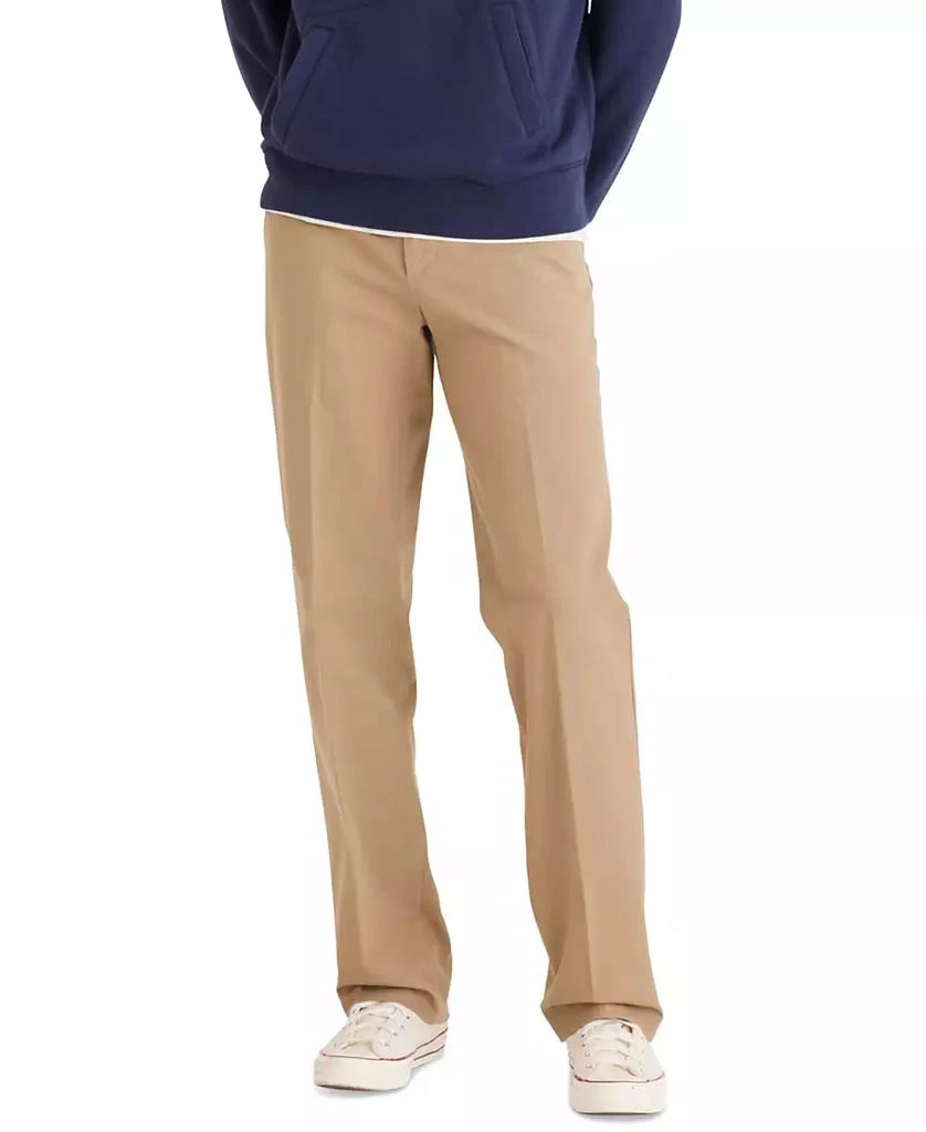 Dockers Men's Workday Smart 360 Flex Classic Fit Khaki Stretch Pants - Black