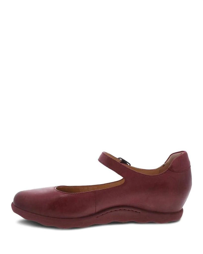 Dansko Women's Marcella Mary Jane Shoes In Red 3