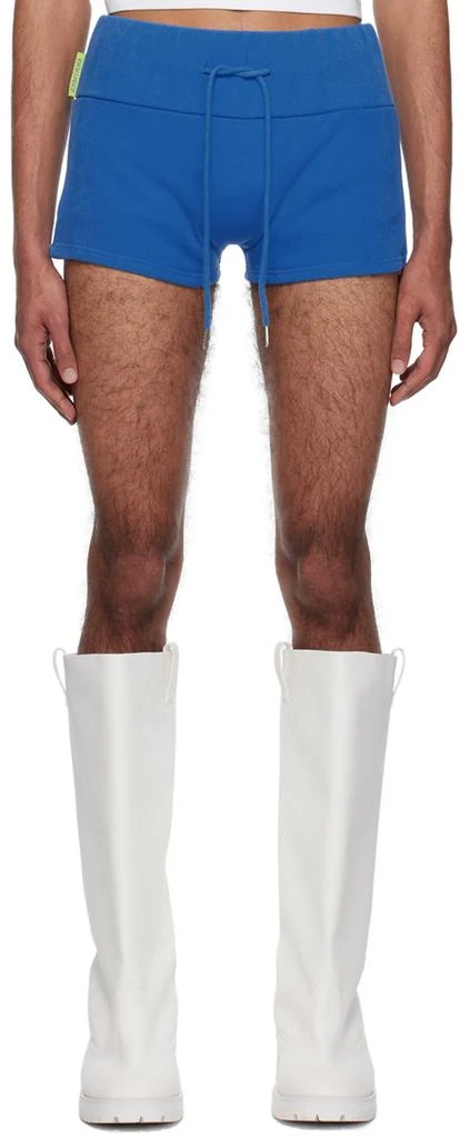 ANONYMOUS Blue Drawstring Shorts 1