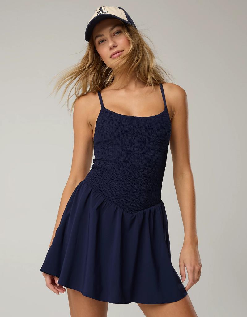OFFLINE OFFLINE By Aerie Real Me Smocked Flowy Dress