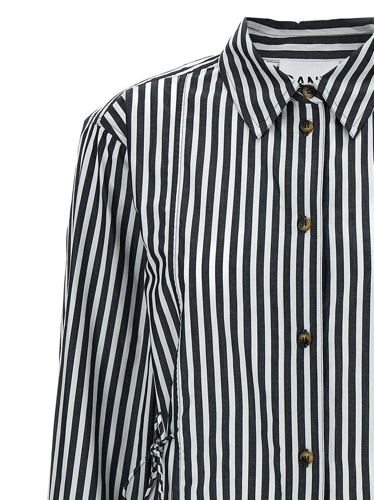 Ganni Ganni Striped Long-Sleeved Shirt 6