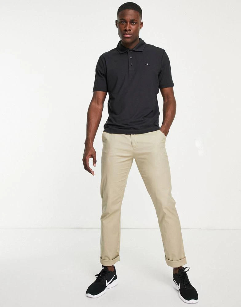 Calvin Klein Golf Calvin Klein Golf Newport polo in black 4