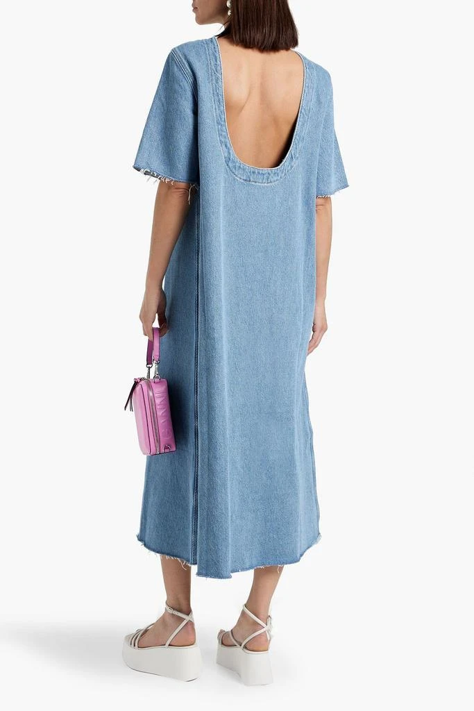 Ganni Denim midi dress 3