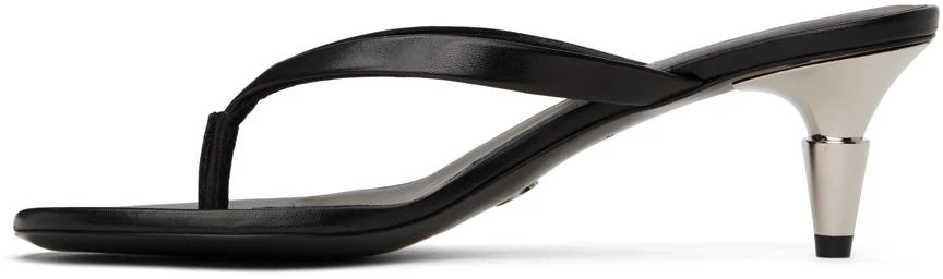 Proenza Schouler Black Spike Flip Flop Heels 3