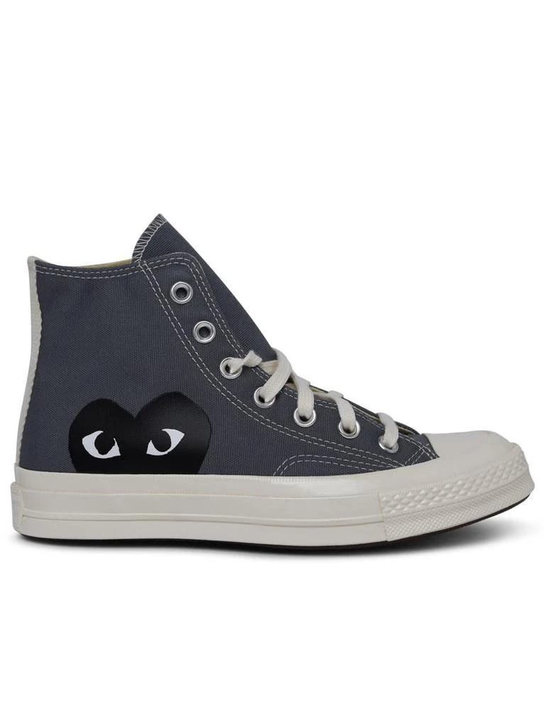 COMME DES GARÇONS PLAY X CONVERSE COMME DES GARÇONS PLAY X CONVERSE HIGH LOGO SNEAKER 1