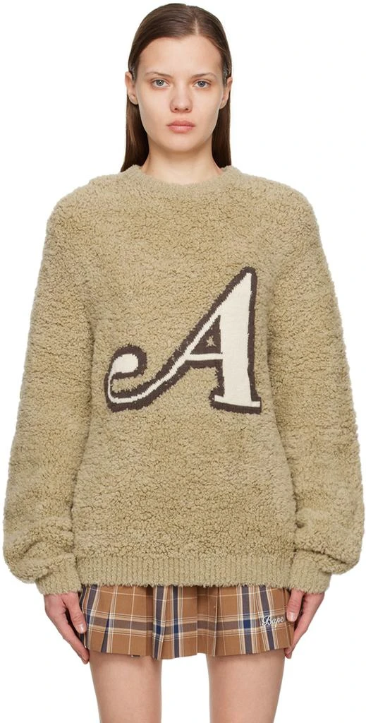 Awake NY Tan 'A' Sweatshirt 1