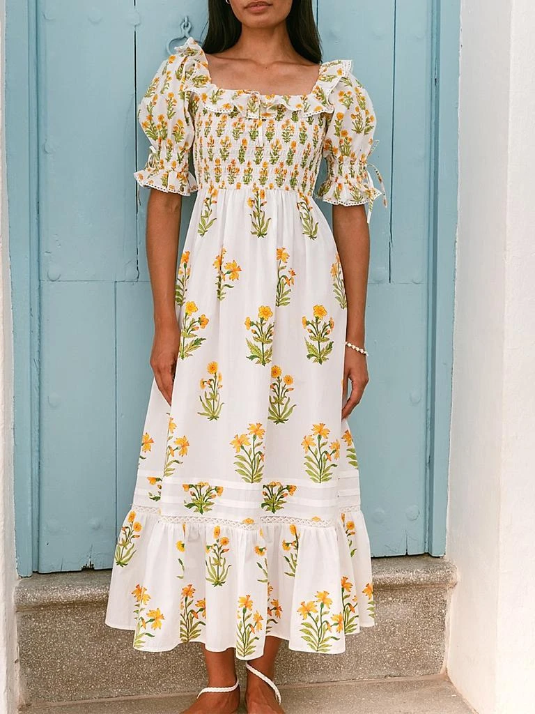 Pink City Prints Buttercup Meadow Meryl Dress - Dresses & Skirts - BeyondStyle Pink City Prints Buttercup Meadow Meryl Dress - Dresses & Skirts - BeyondStyle