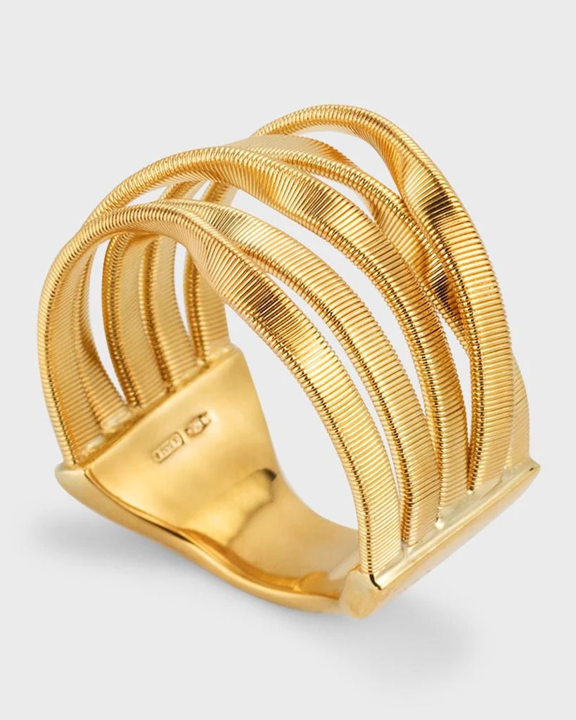 Marco Bicego 18K Yellow Gold Marrakech Five Strand Strand Ring, Size 7 3