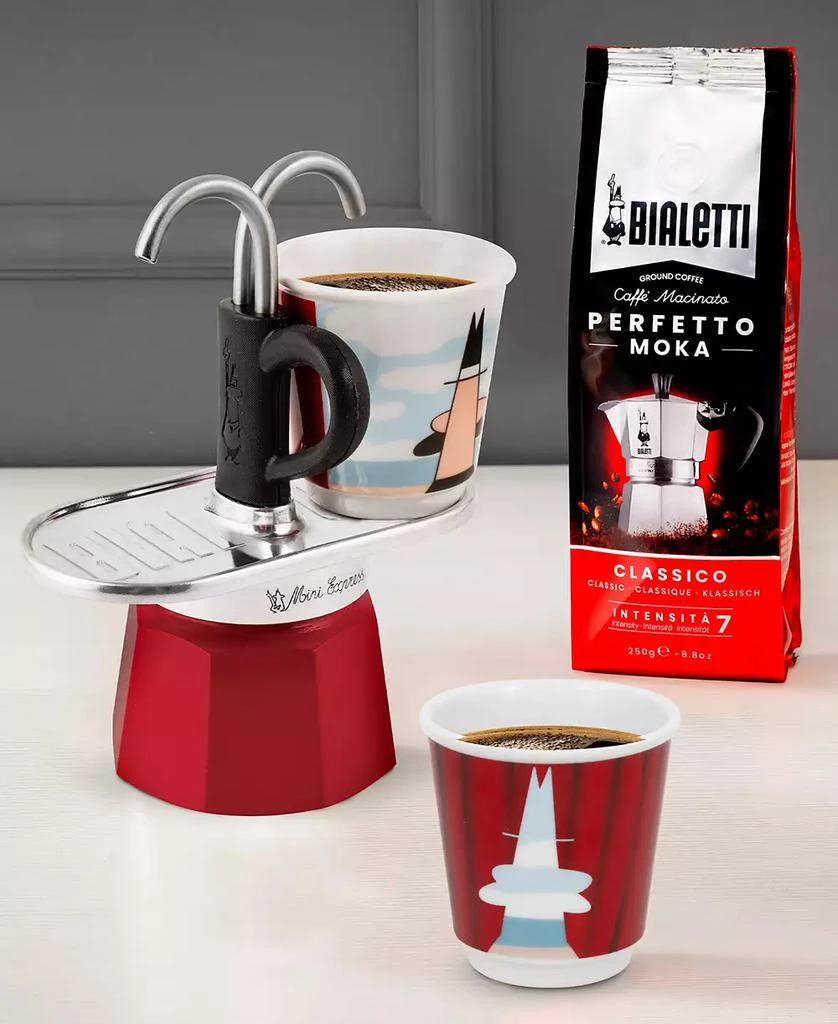 Bialetti Set Mini Express "R" Magritte Plus 2 Bicc. 2.8 OZ Coffeemaker 2