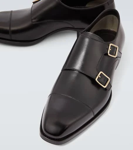 Tom Ford Elkan leather monk strap shoes 3