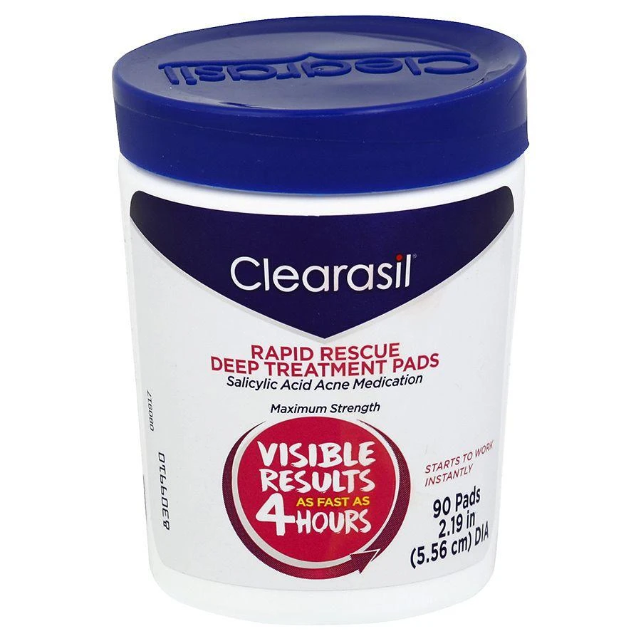 Clearasil Acne Medication Rapid Action Pads 1
