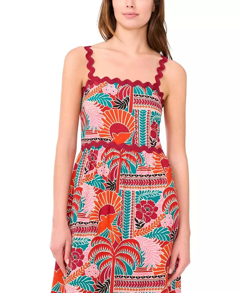 MSK Women's Sleeveless Square-Neck Maxi Dress 3