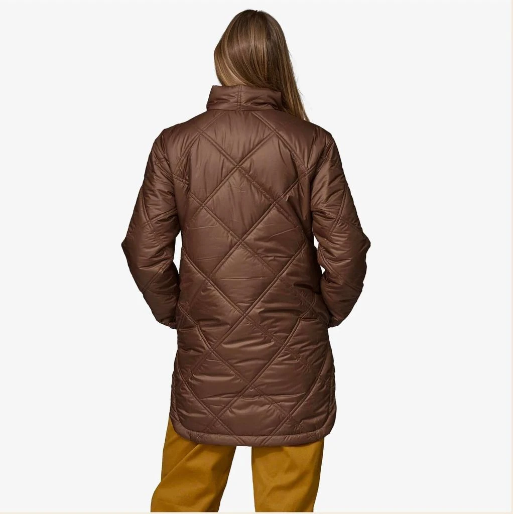Patagonia Women's Pine Bank Insulated Parka In Molasses Brown 2