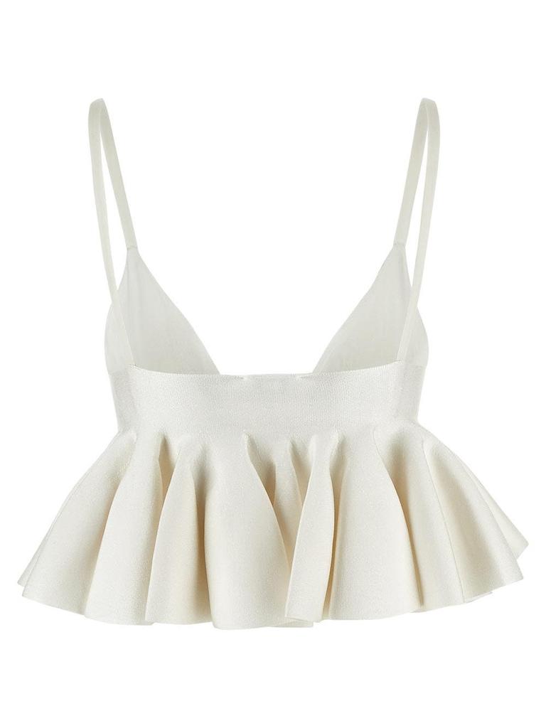 Alaia Godet Bra Top