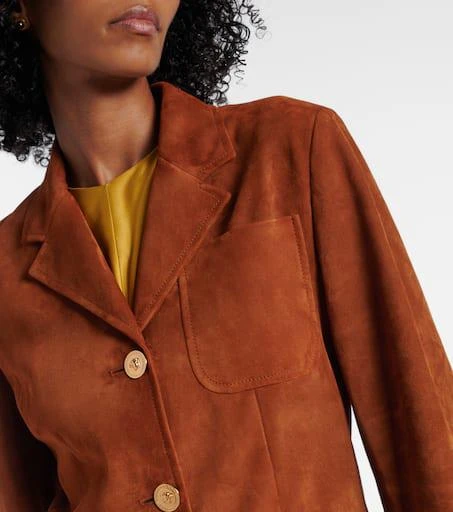 Versace Medusa suede blazer 4