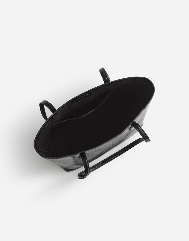 Madewell Mini Shopper Tote in Patent Leather