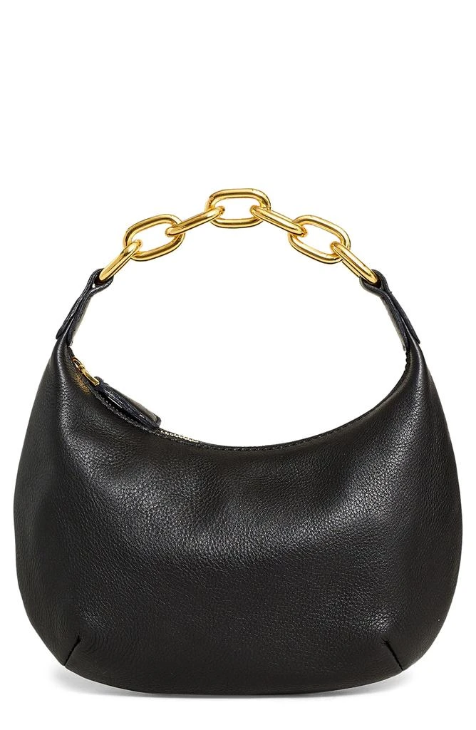 Madewell Micro Chain Handle Leather Hobo Bag 1