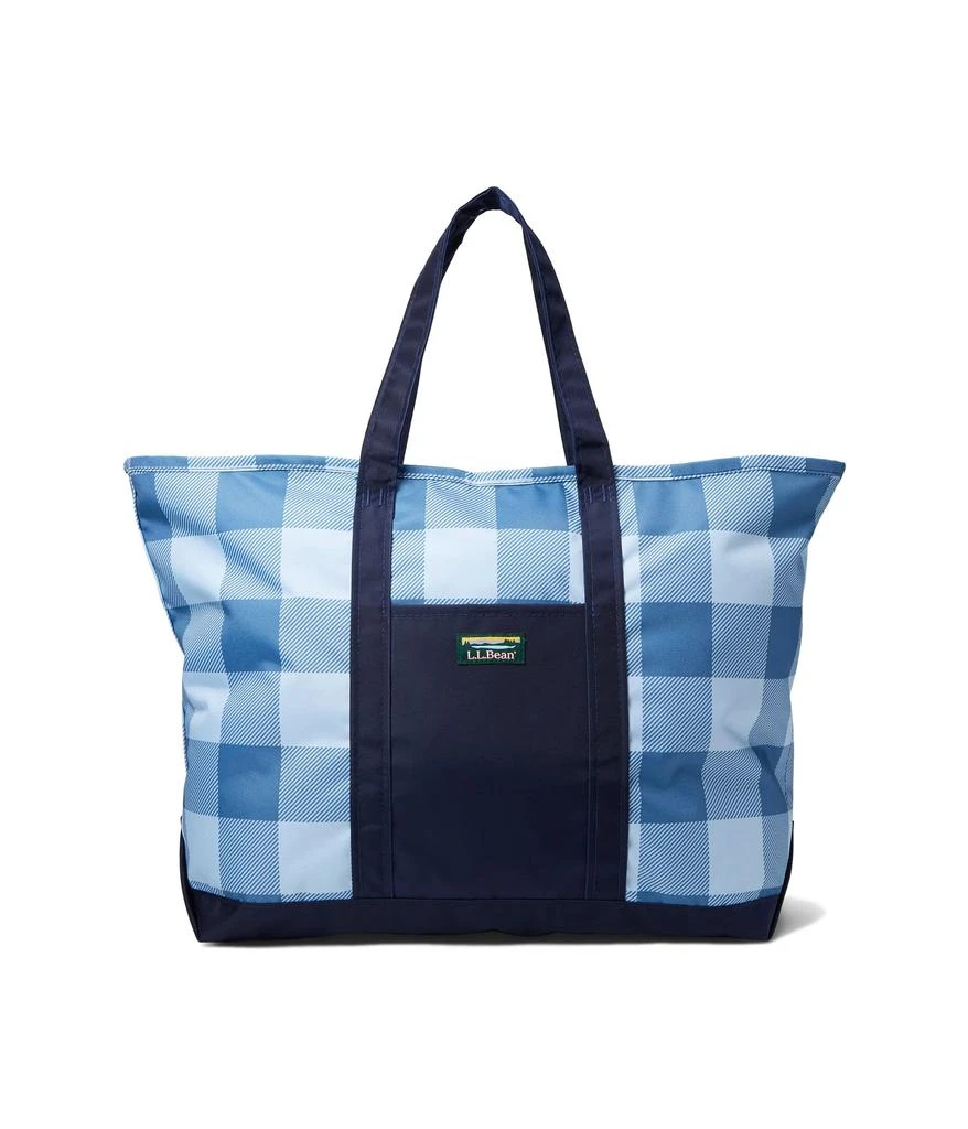 L.L.Bean Everyday Lightweight Tote Plaid Large 1