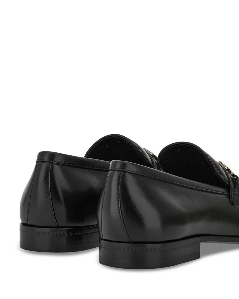 Salvatore Ferragamo Men's Balty Gancini Leather Loafers 5
