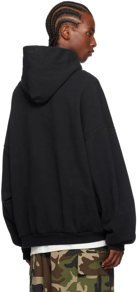 Essentials Black Heavyweight Hoodie 3
