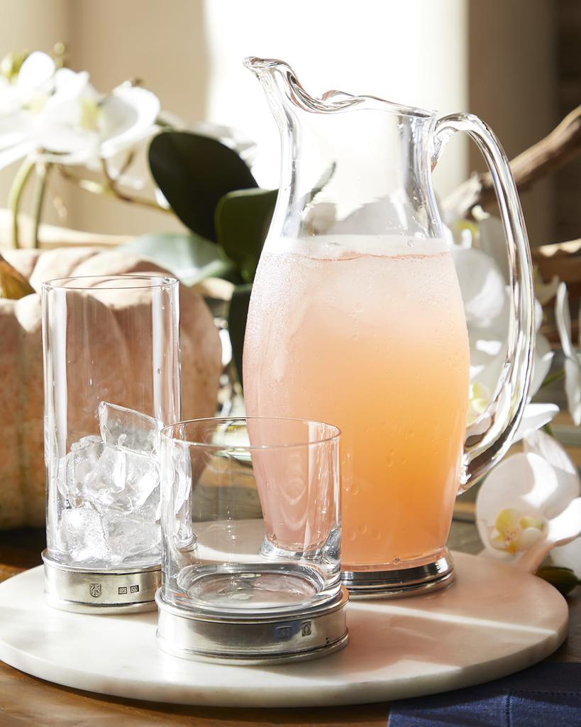 Neiman Marcus Pewter and Glass Highball
